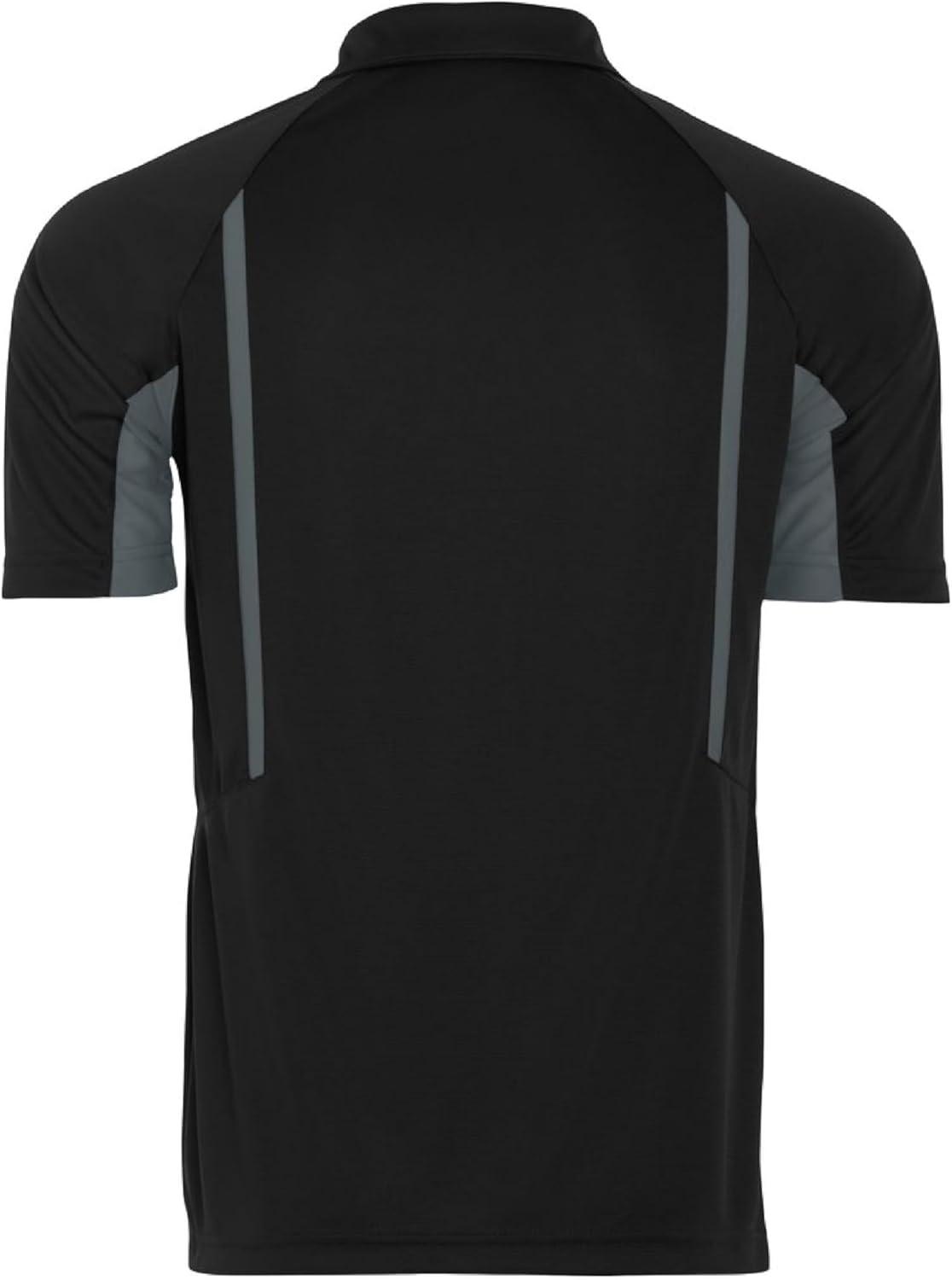 imageHolloway Avenger Golf Shirts for Men TagFree Athletic Short Sleeve PoloBlack Graphite