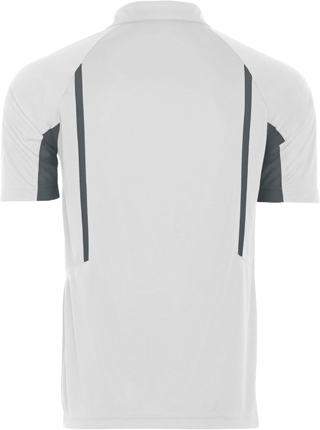 imageHolloway Avenger Golf Shirts for Men TagFree Athletic Short Sleeve PoloWhite Graphite