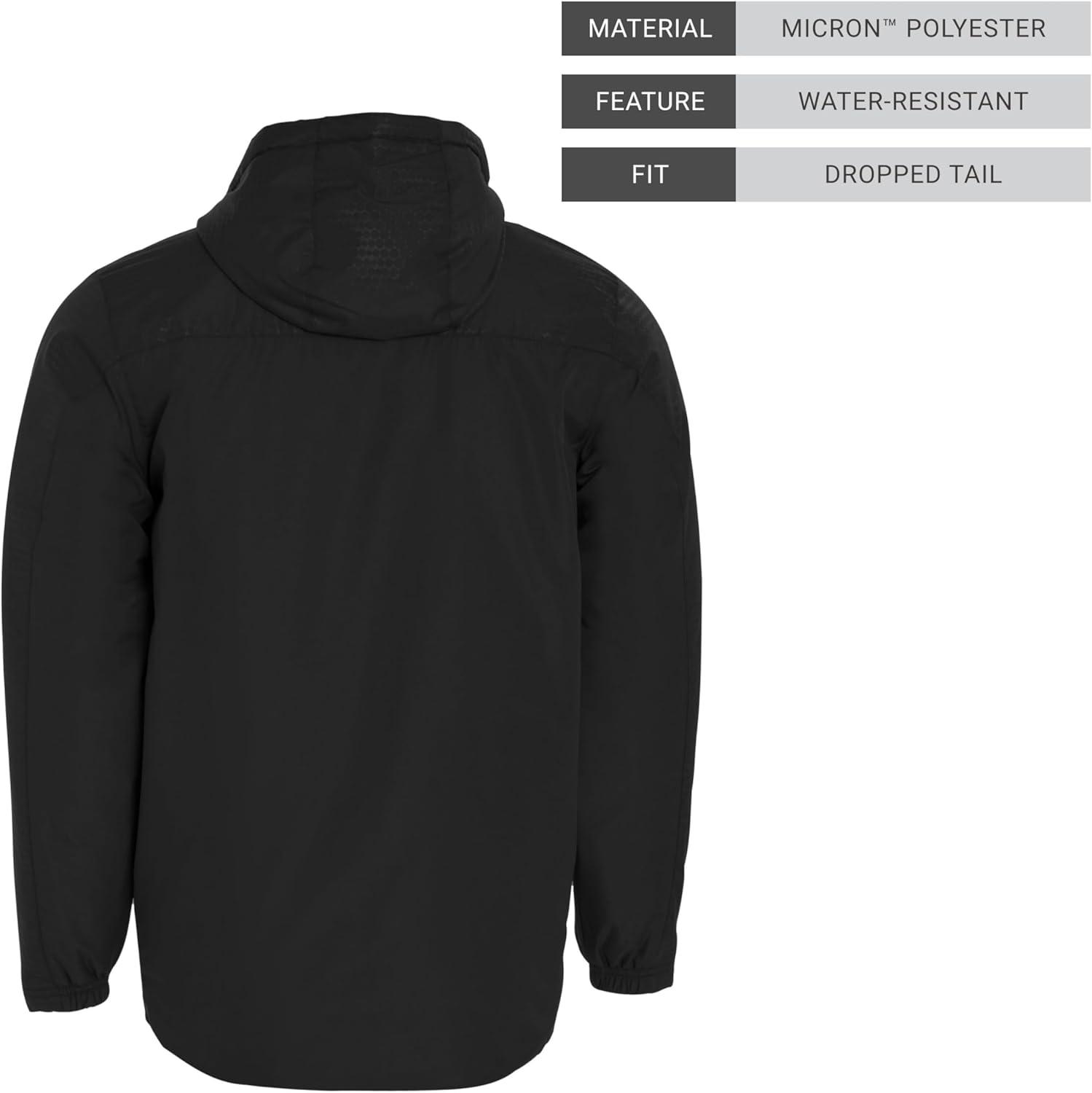 imageHolloway Bionic Hooded Jacket Mens Allweather Athletic Gear Crafted for Athletes and TeamsBlackCarbon