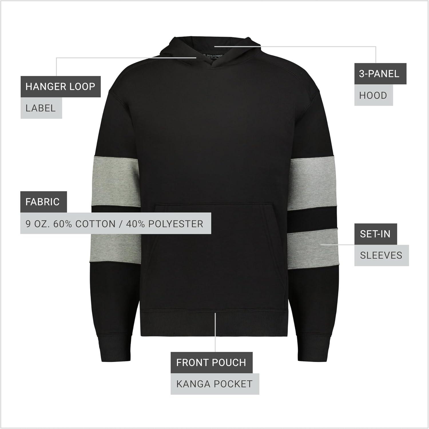 imageHolloway Boys Jackson Way HoodieBlackCharcoal Heather