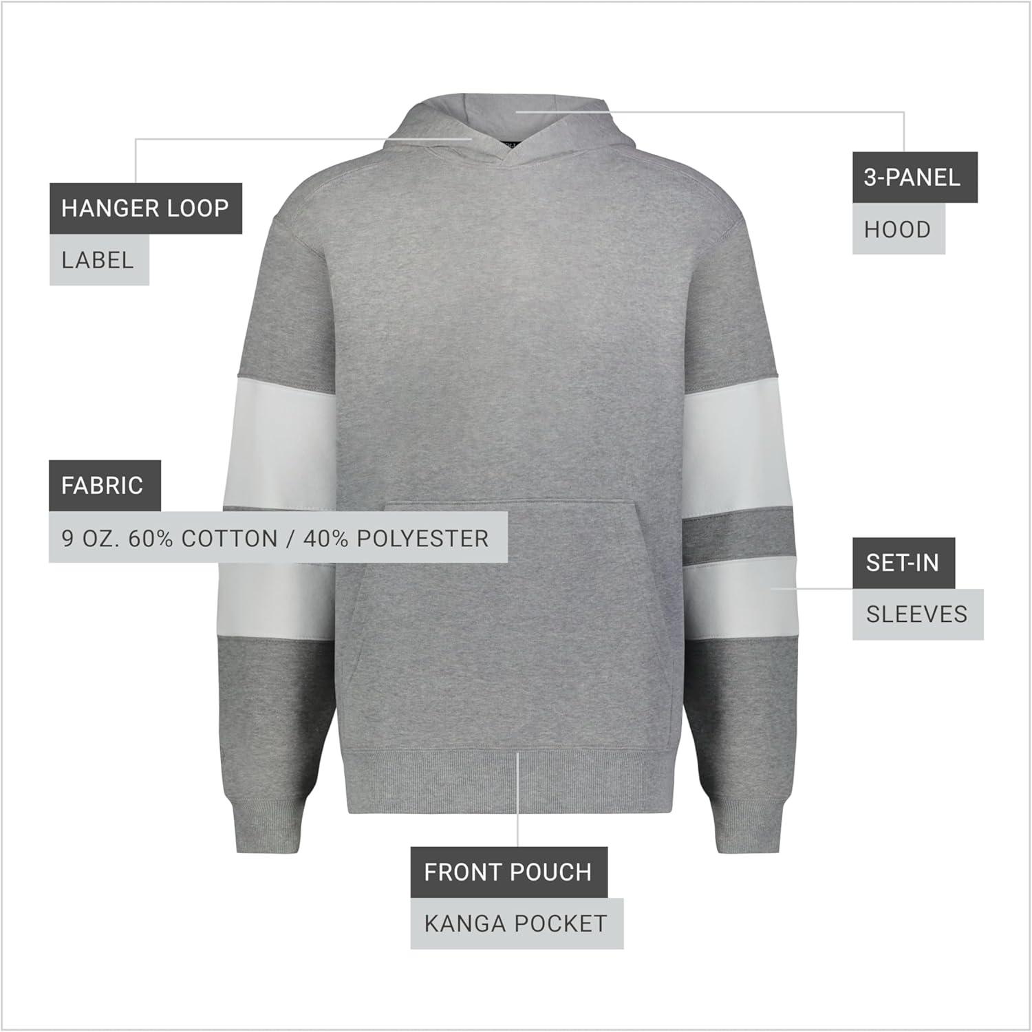imageHolloway Boys Jackson Way HoodieCharcoal HeatherWhite