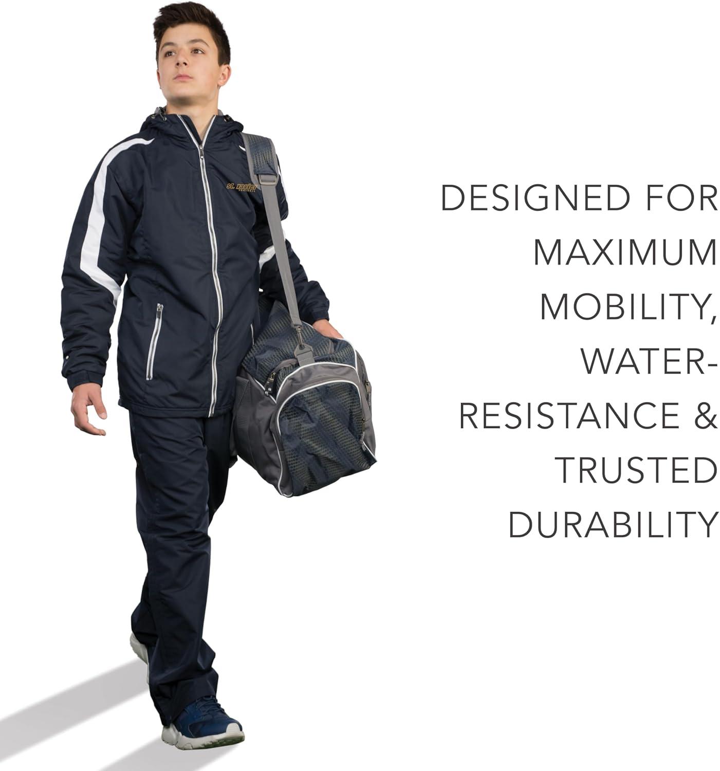 imageHolloway Charger JacketWaterResistant Stylish Outerwear with Athletic Fit Perfect for Active MenDark Green White