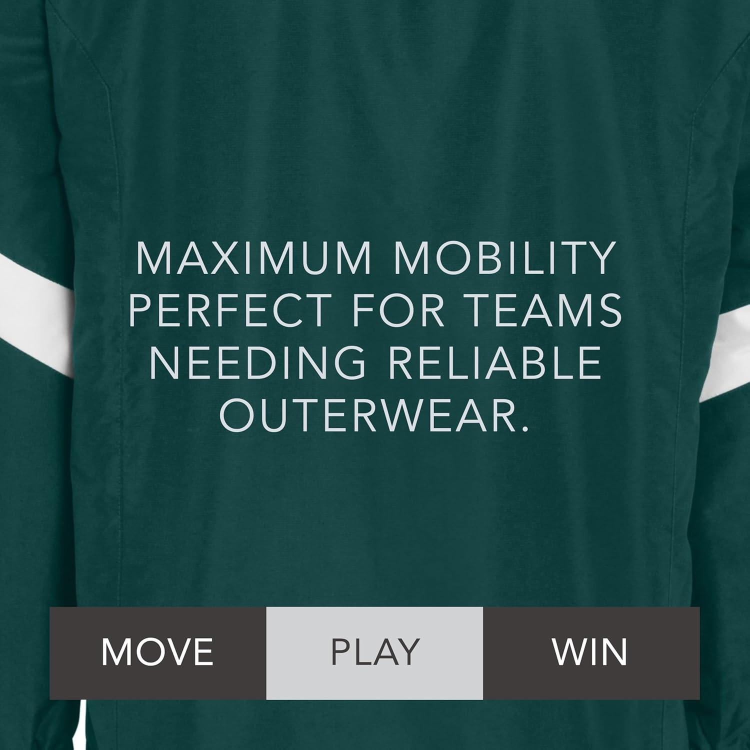 imageHolloway Charger JacketWaterResistant Stylish Outerwear with Athletic Fit Perfect for Active MenDark Green White