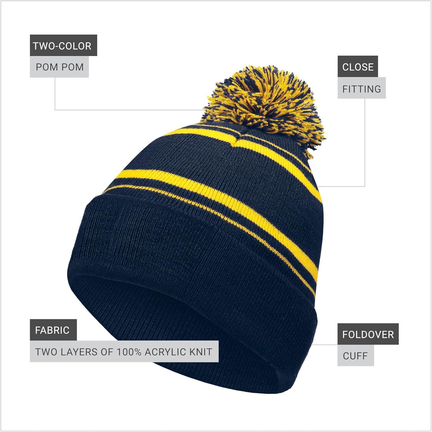 imageHolloway Homecoming BeanieNavyLight Gold