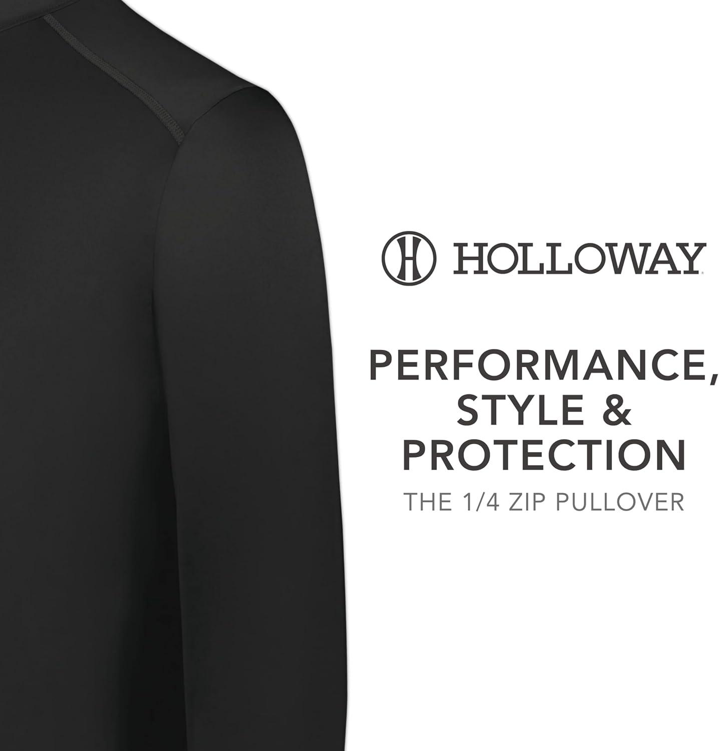 imageHolloway Mens 14 Zip Pullover Powered by CoolcoreBlack