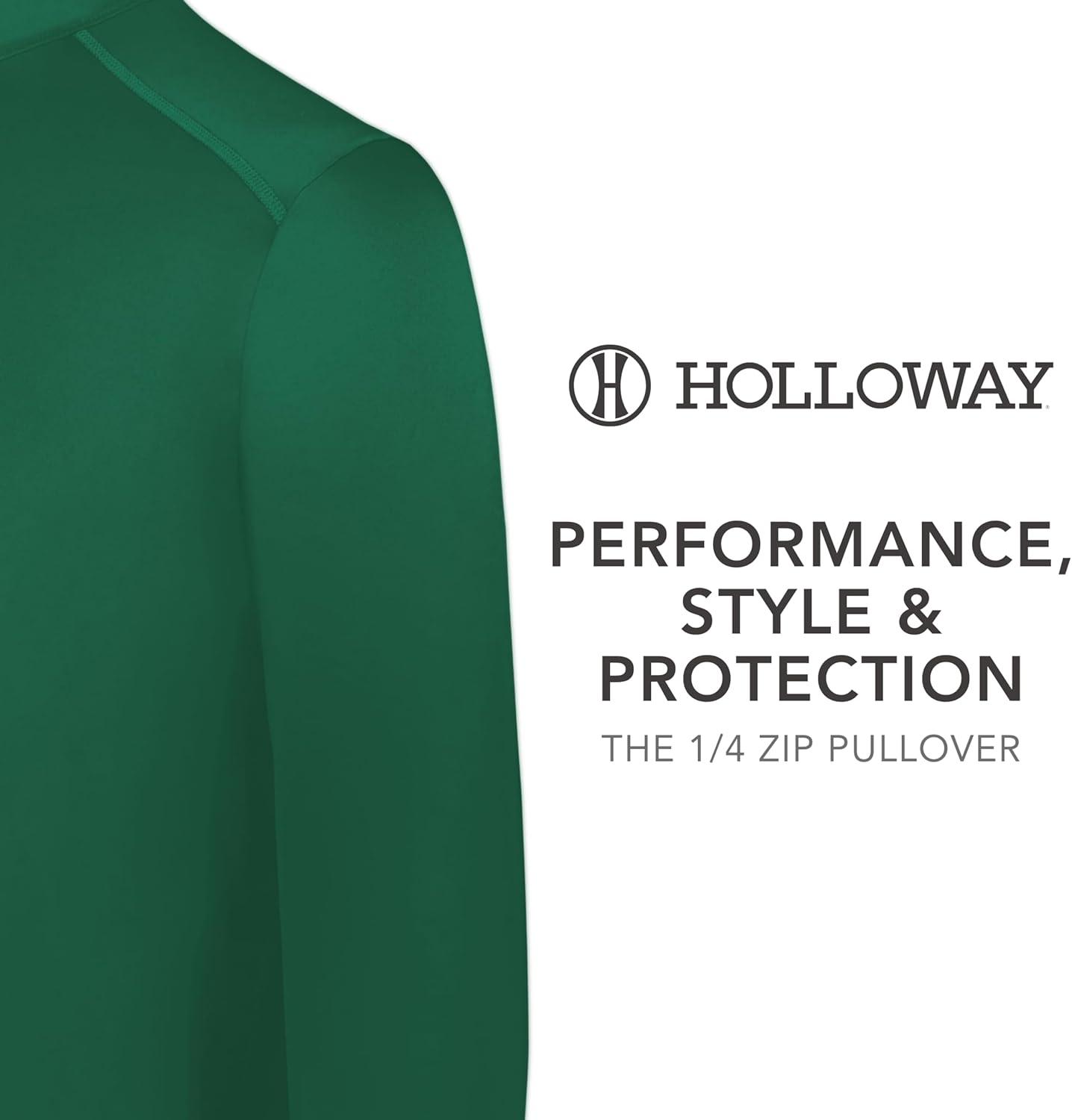 imageHolloway Mens 14 Zip Pullover Powered by CoolcoreDark Green