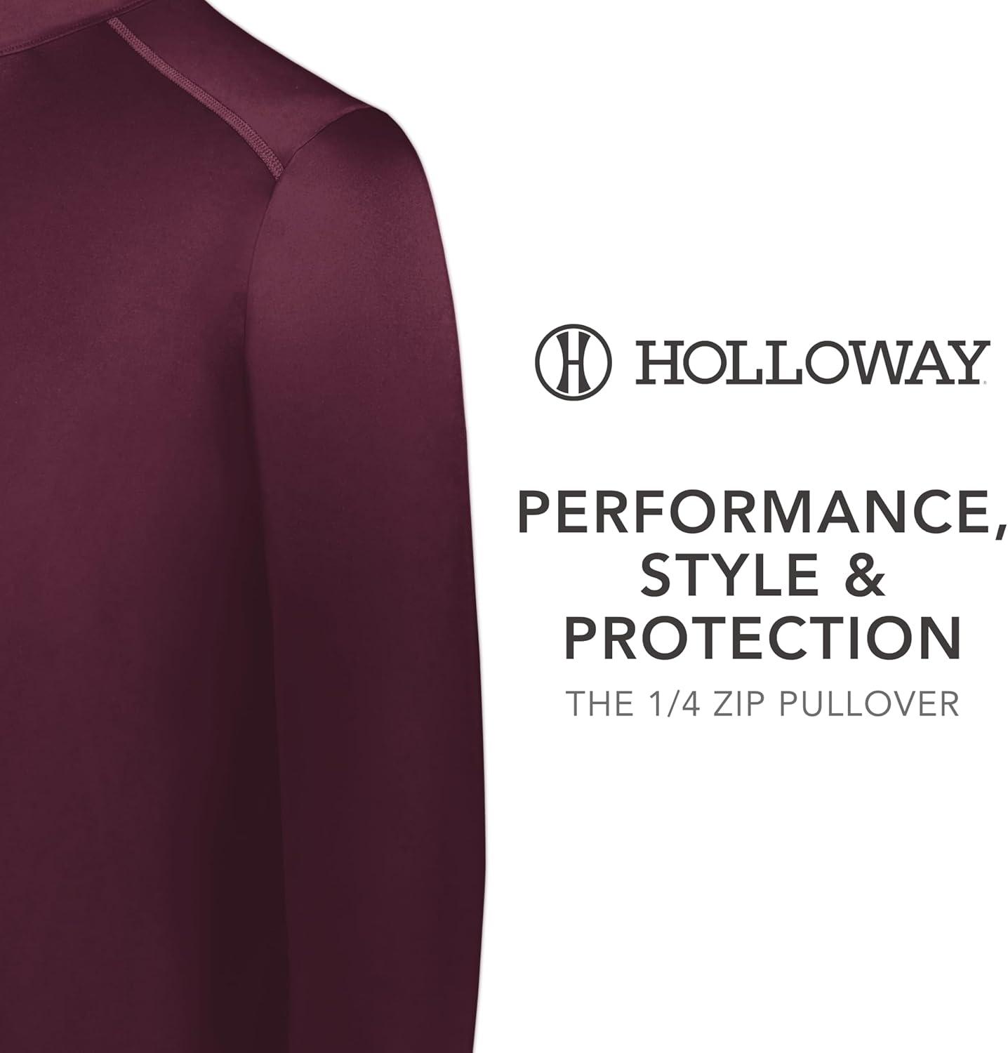 imageHolloway Mens 14 Zip Pullover Powered by CoolcoreMaroon