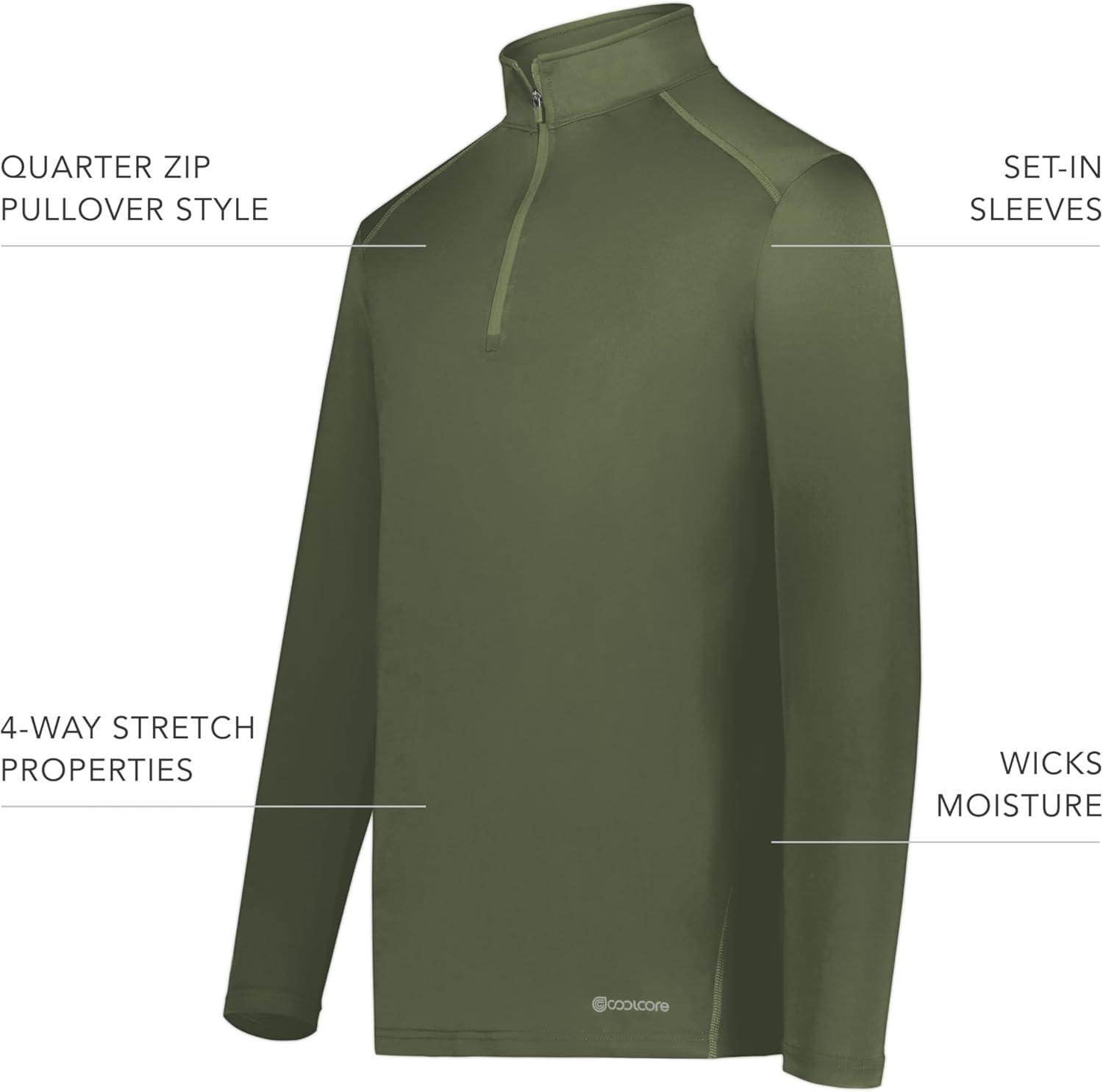 imageHolloway Mens 14 Zip Pullover Powered by CoolcoreOlive