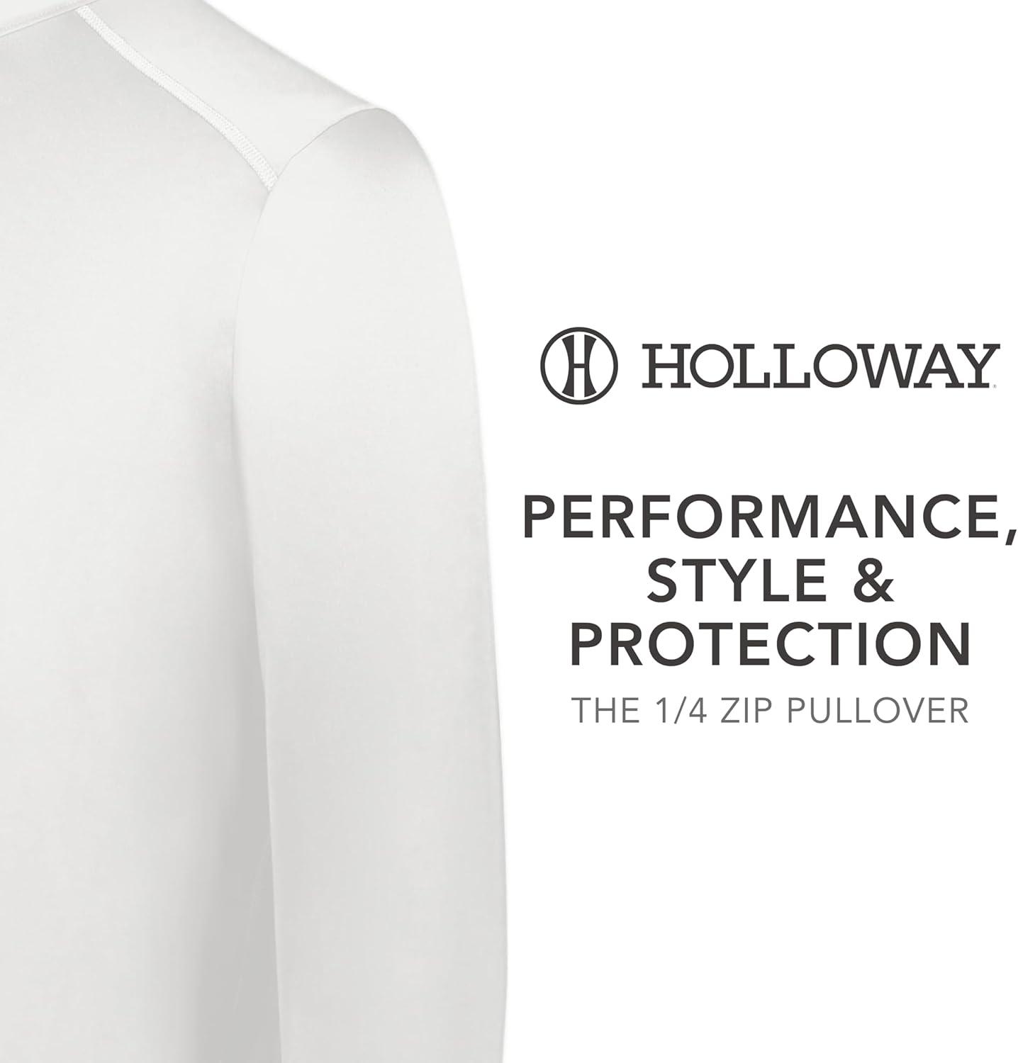 imageHolloway Mens 14 Zip Pullover Powered by CoolcoreWhite