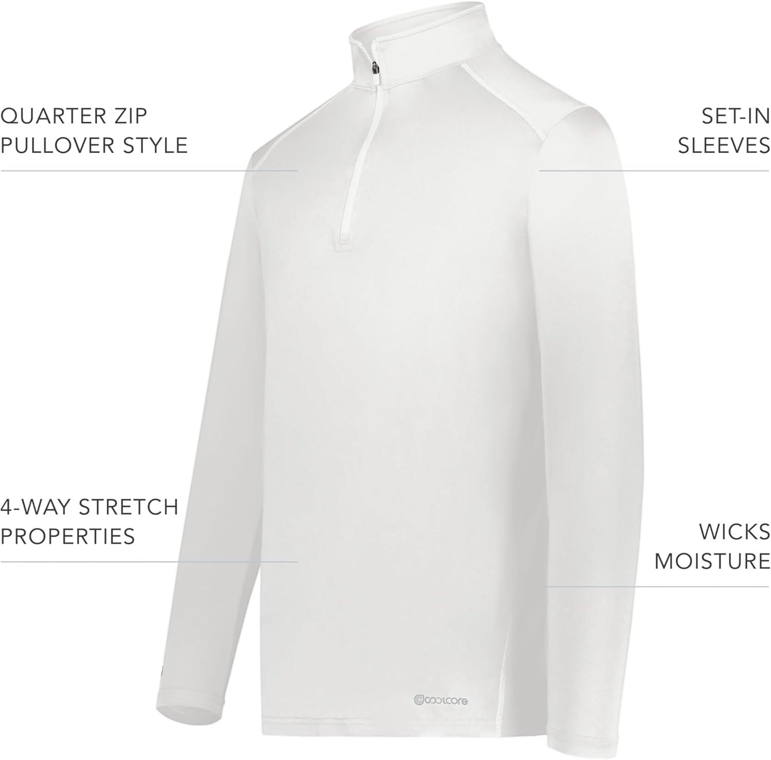 imageHolloway Mens 14 Zip Pullover Powered by CoolcoreWhite