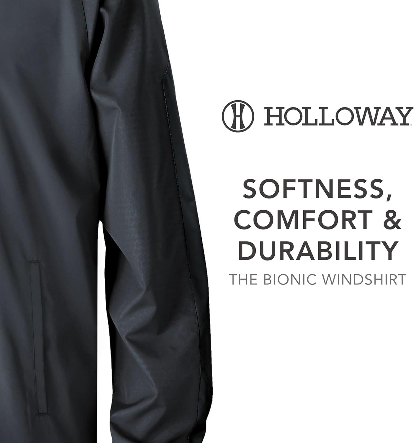 imageHolloway Mens Bionic Pullover WindshirtCarbonBlack