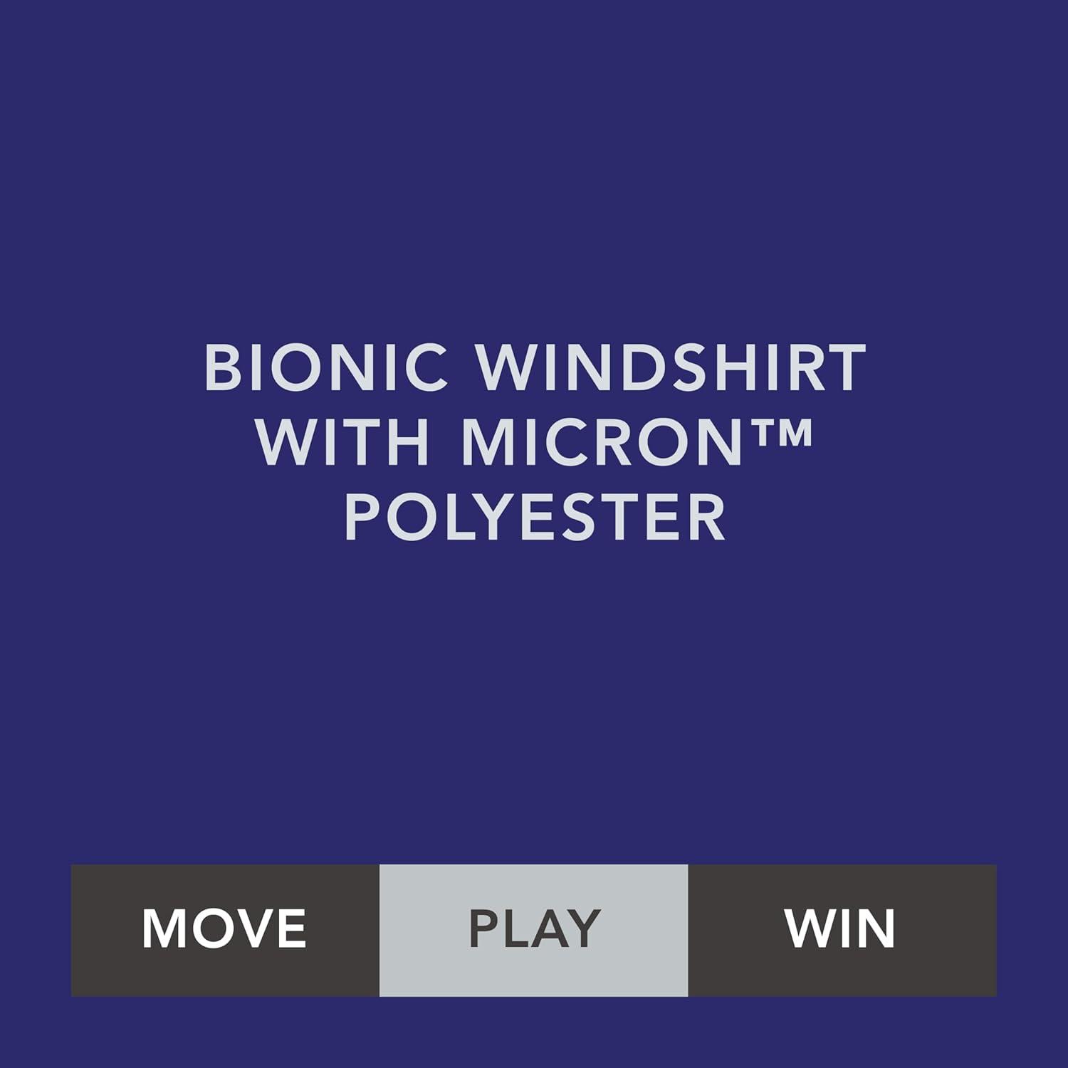 imageHolloway Mens Bionic Pullover WindshirtPurpleWhite