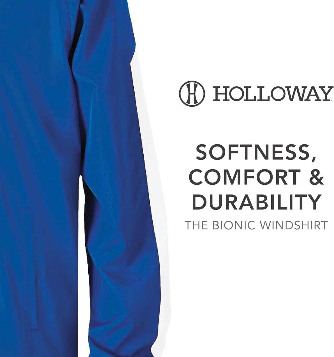 imageHolloway Mens Bionic Pullover WindshirtRoyalWhite
