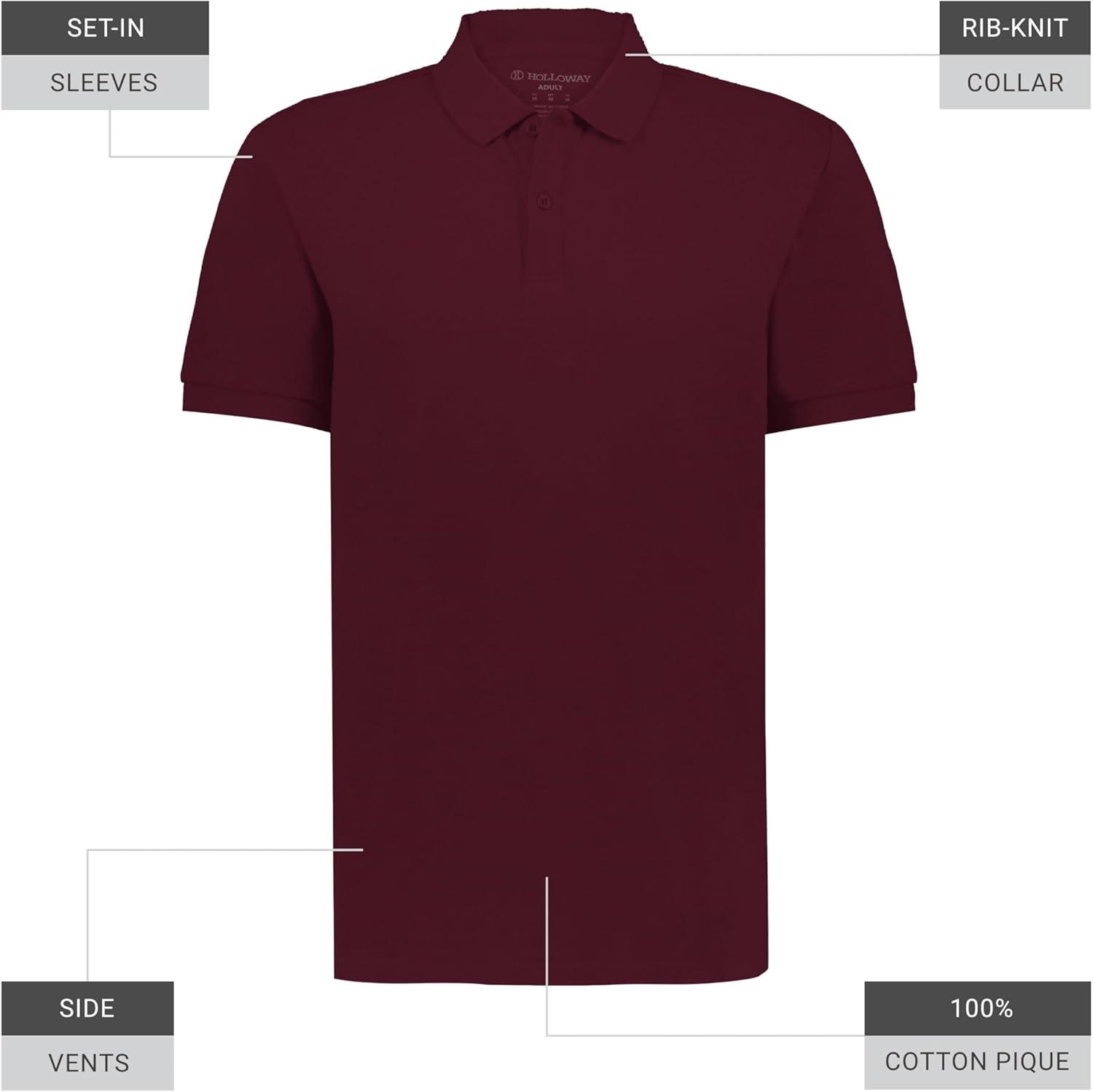 imageHolloway Mens Core Cotton PoloMaroon