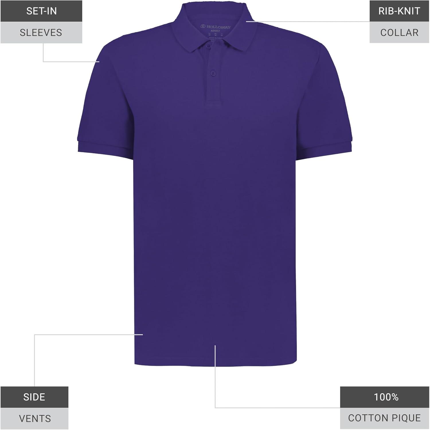 imageHolloway Mens Core Cotton PoloPurple
