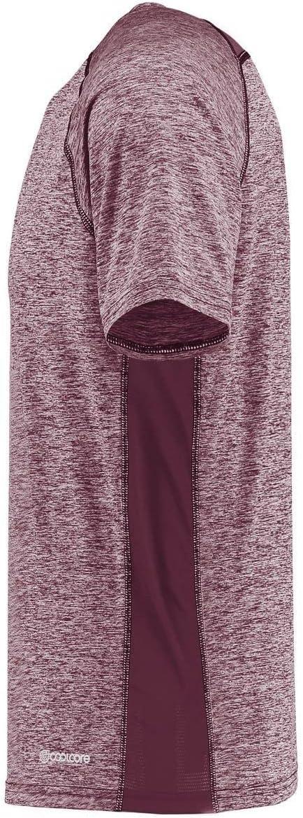 imageHolloway Mens Electrify Powered by Coolcore TeeMaroon Heather