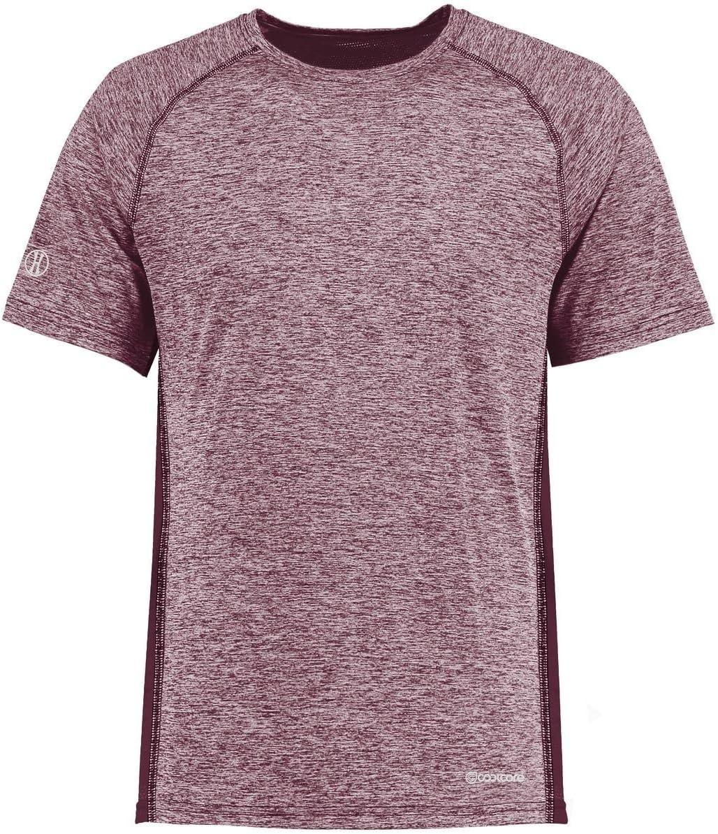 imageHolloway Mens Electrify Powered by Coolcore TeeMaroon Heather
