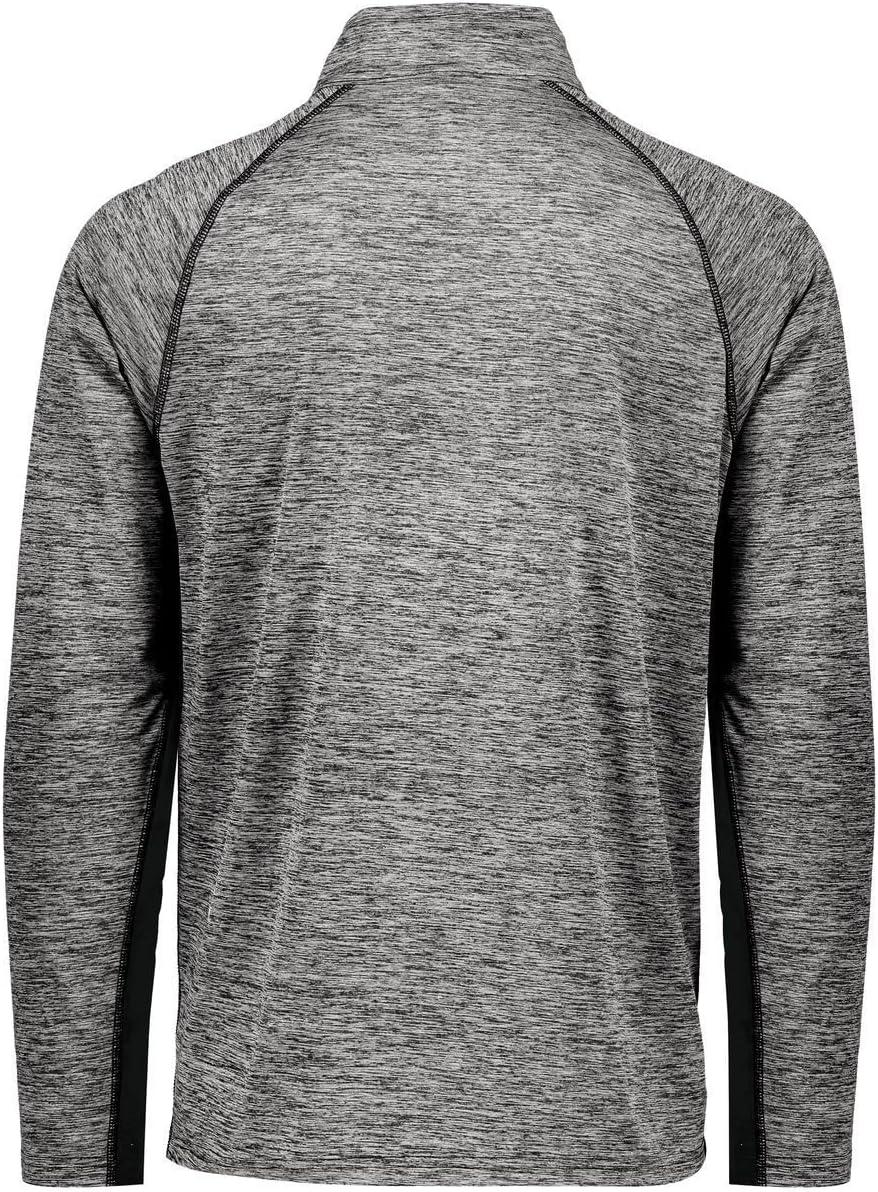 imageHolloway Mens HalfZip Raglan Sleeve PulloverBlack Heather