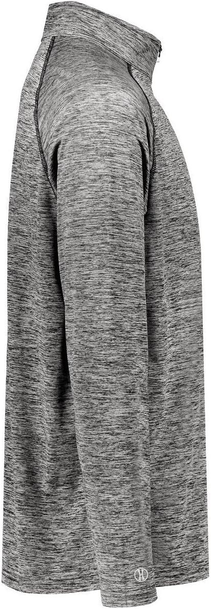 imageHolloway Mens HalfZip Raglan Sleeve PulloverBlack Heather