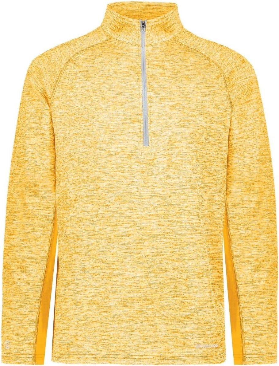 imageHolloway Mens HalfZip Raglan Sleeve PulloverGold Heather