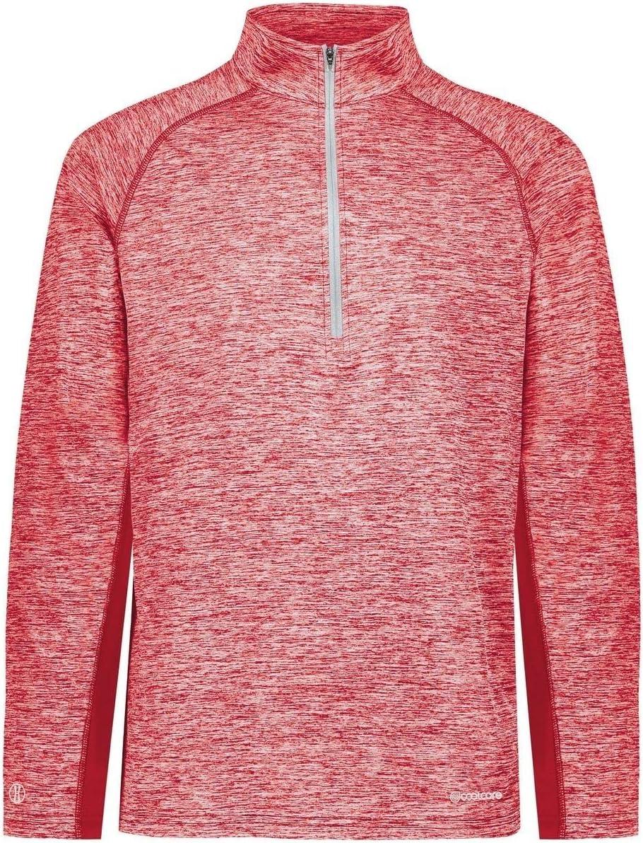 imageHolloway Mens HalfZip Raglan Sleeve PulloverScarlet Heather
