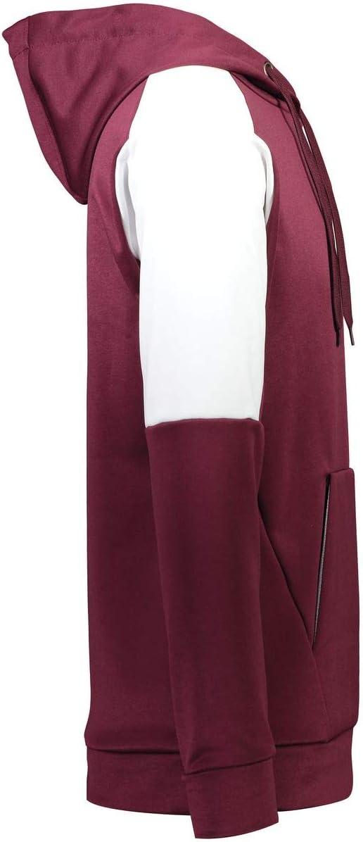 imageHolloway Mens HoodieMaroonWhite