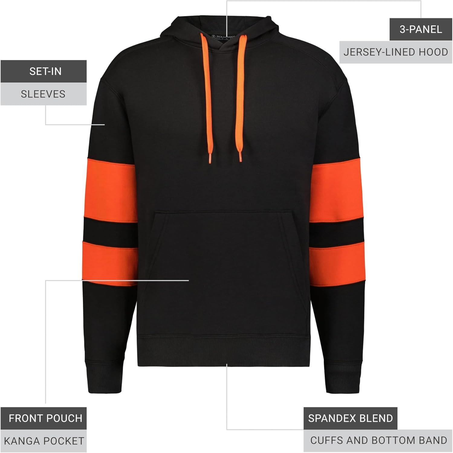 imageHolloway Mens Jackson Way HoodieBlackOrange