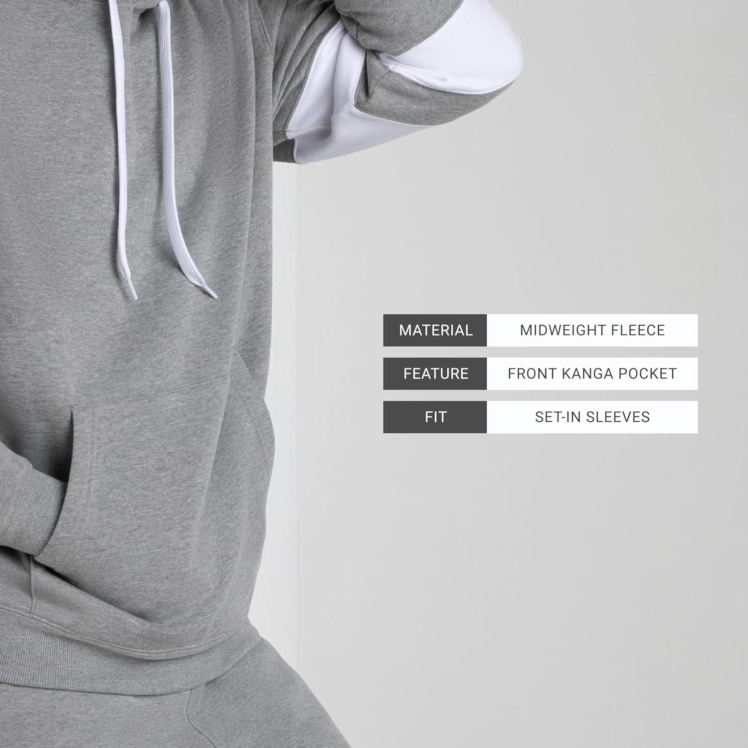 imageHolloway Mens Jackson Way HoodieWhiteCharcoal Heather