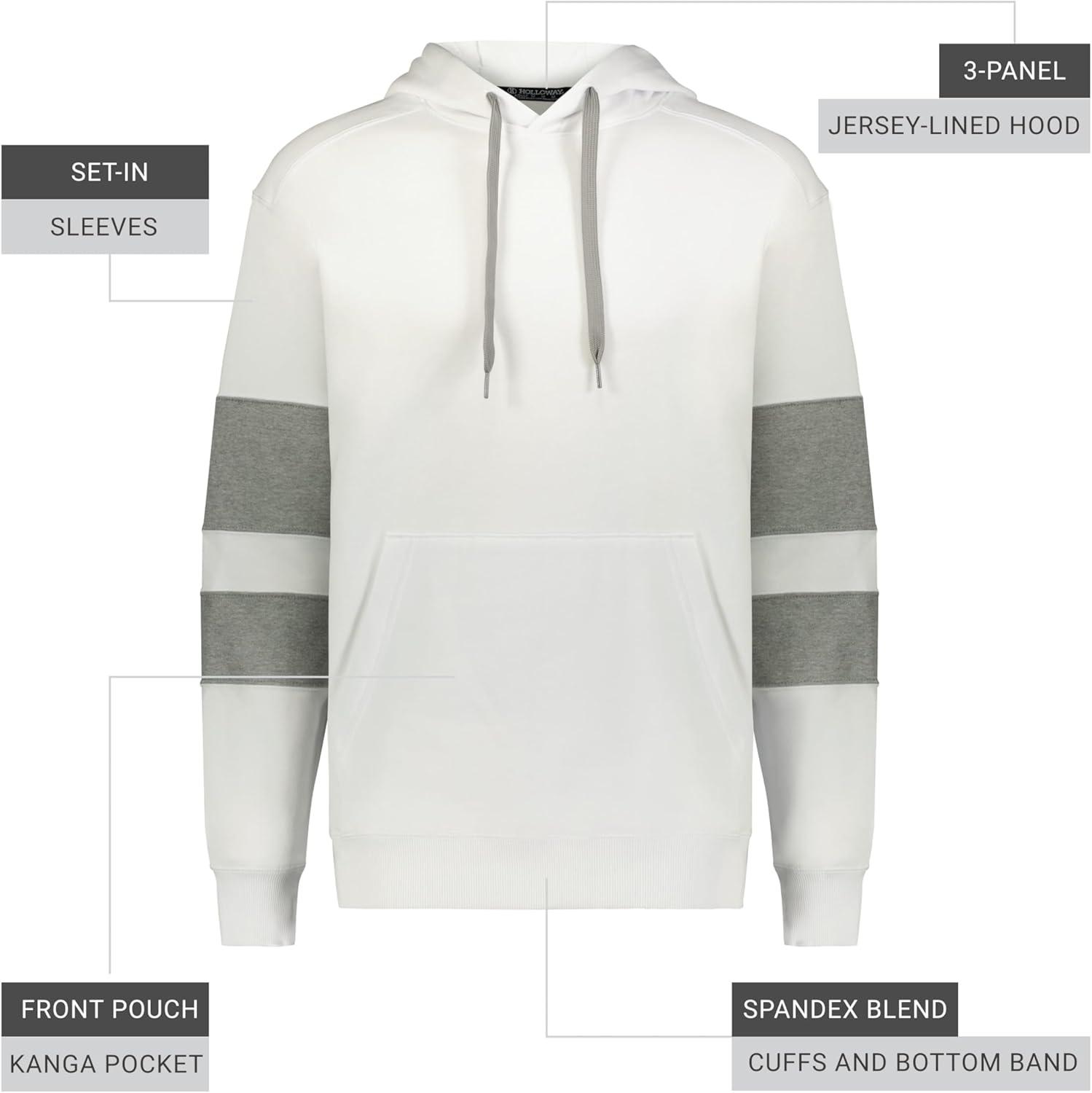 imageHolloway Mens Jackson Way HoodieWhiteCharcoal Heather