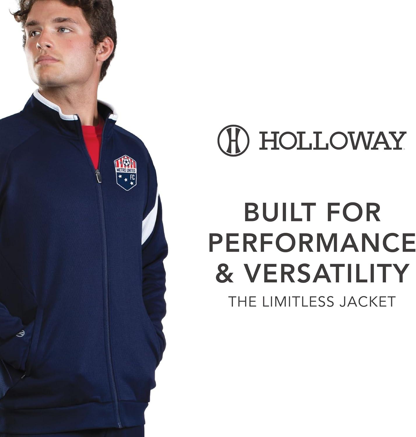 imageHolloway Mens Limitless JacketNavyWhiteScarlet