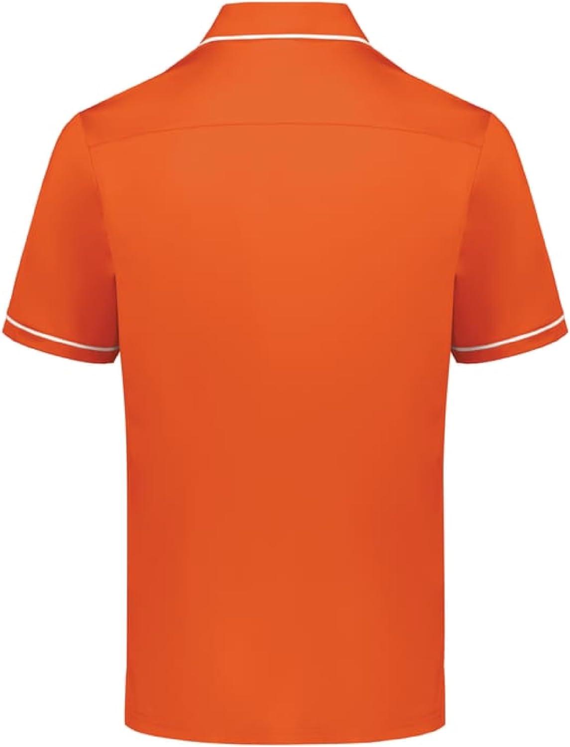 imageHolloway Mens Powered by Coolcore Performance PoloOrangeWhite
