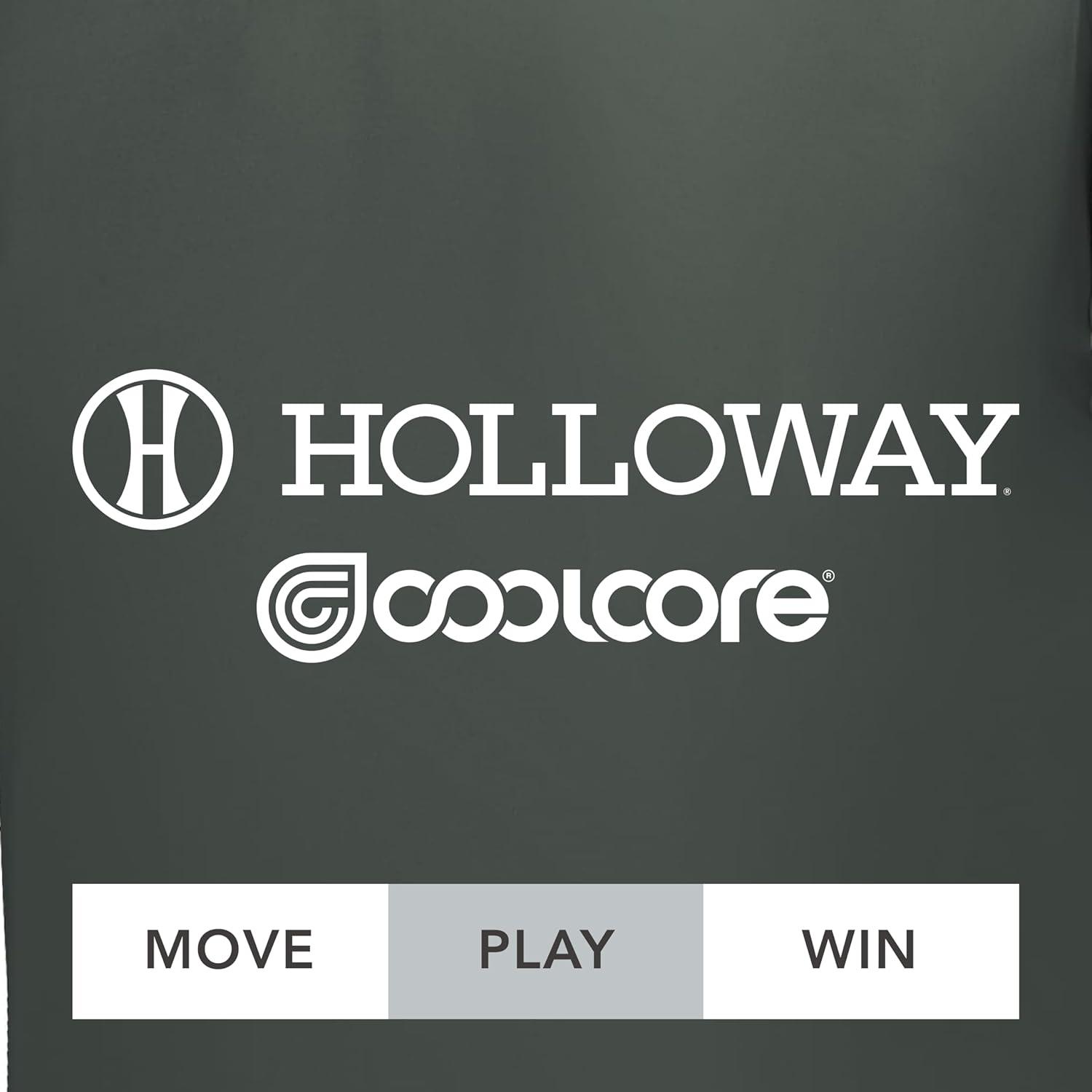 imageHolloway Mens Powered by Coolcore Performance PoloWhiteBlack