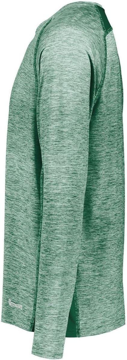 imageHolloway Mens Sportswear Electrify Powered by Coolcore Long Sleeve TeeDark Green Heather