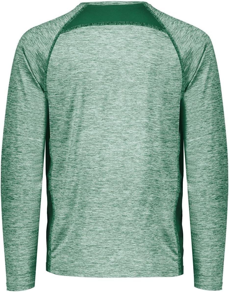imageHolloway Mens Sportswear Electrify Powered by Coolcore Long Sleeve TeeDark Green Heather