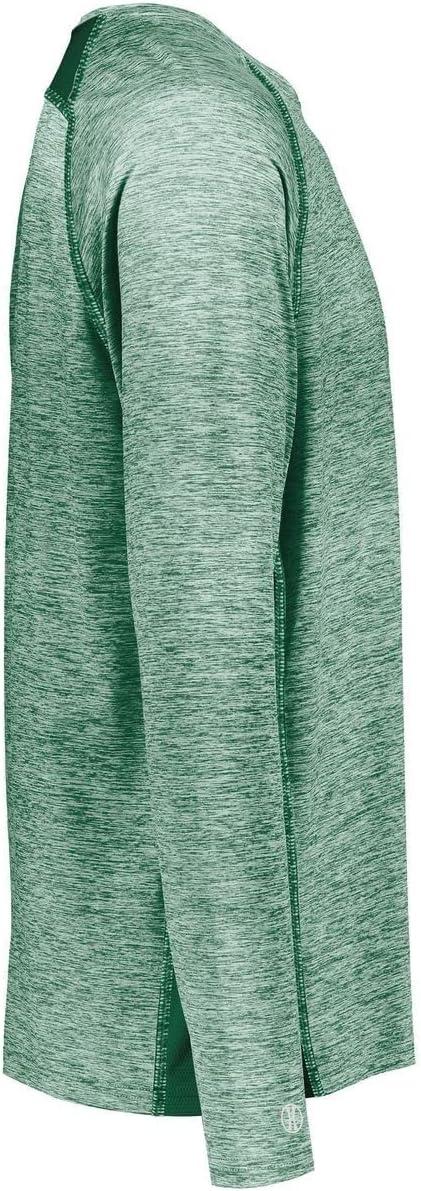 imageHolloway Mens Sportswear Electrify Powered by Coolcore Long Sleeve TeeDark Green Heather