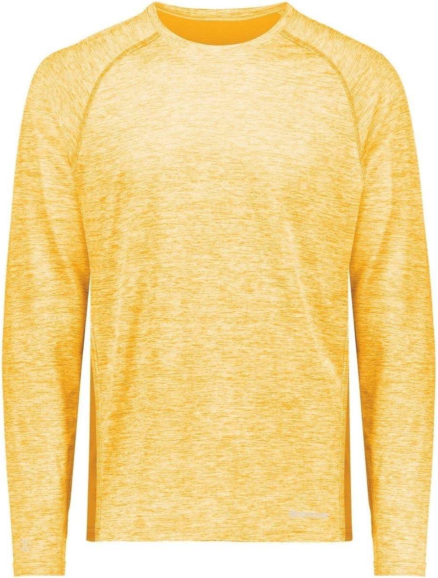 imageHolloway Mens Sportswear Electrify Powered by Coolcore Long Sleeve TeeGold Heather