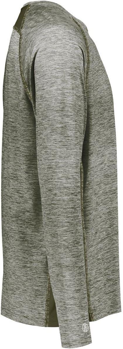 imageHolloway Mens Sportswear Electrify Powered by Coolcore Long Sleeve TeeOlive Heather