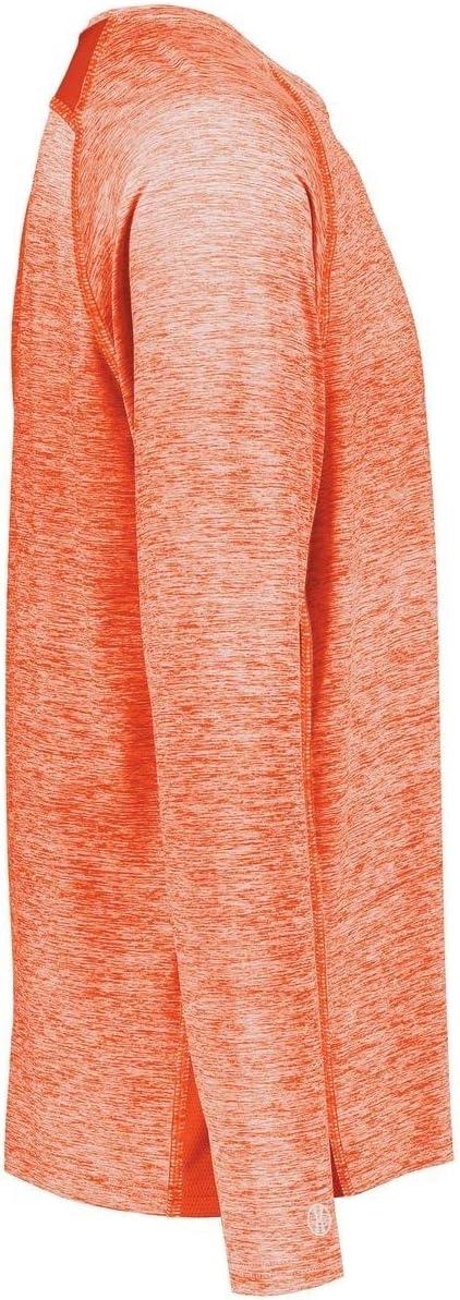 imageHolloway Mens Sportswear Electrify Powered by Coolcore Long Sleeve TeeOrange Heather