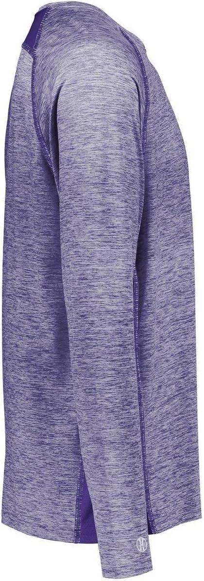 imageHolloway Mens Sportswear Electrify Powered by Coolcore Long Sleeve TeePurple Heather