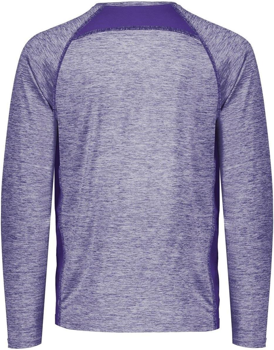 imageHolloway Mens Sportswear Electrify Powered by Coolcore Long Sleeve TeePurple Heather