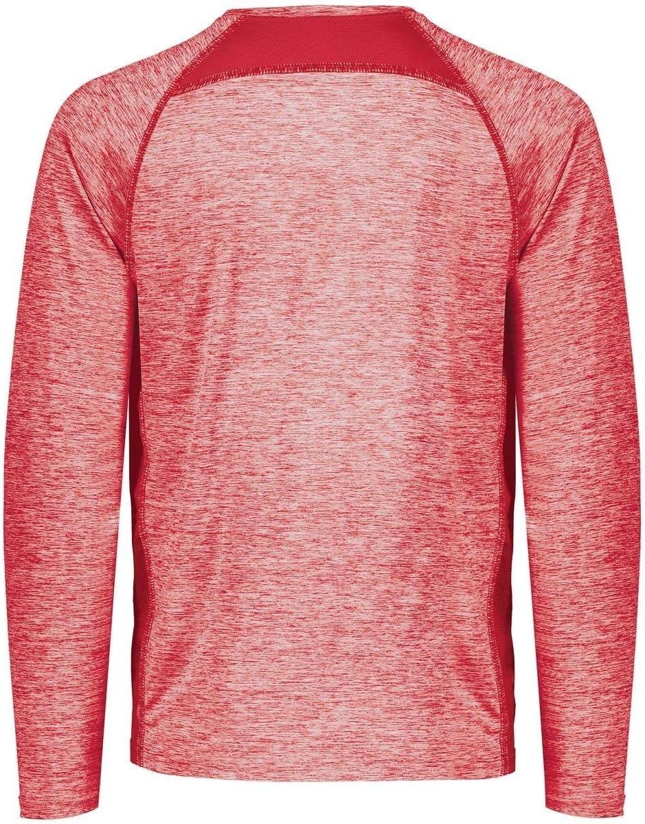 imageHolloway Mens Sportswear Electrify Powered by Coolcore Long Sleeve TeeScarlet Heather