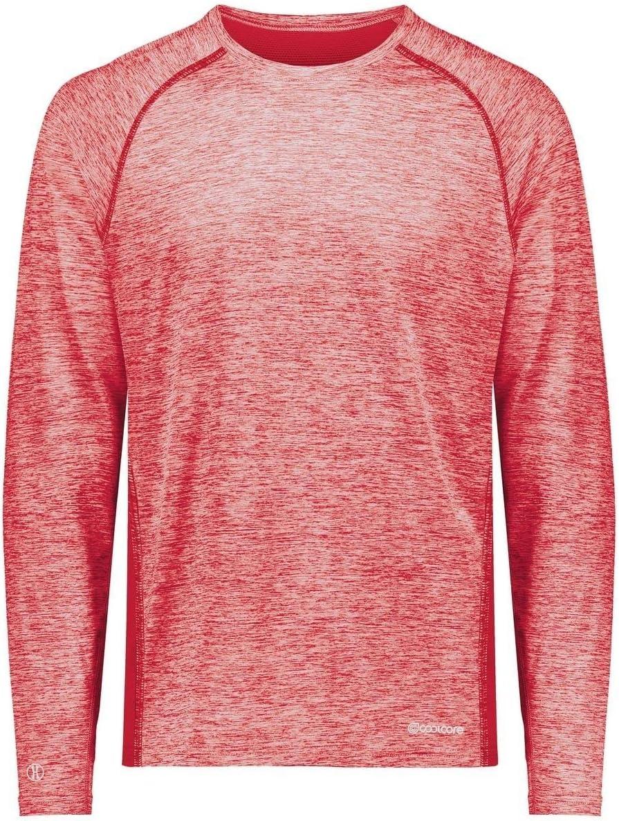 imageHolloway Mens Sportswear Electrify Powered by Coolcore Long Sleeve TeeScarlet Heather
