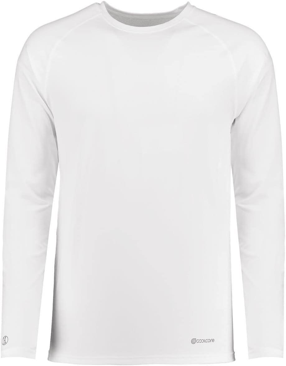 imageHolloway Mens Sportswear Electrify Powered by Coolcore Long Sleeve TeeWhite