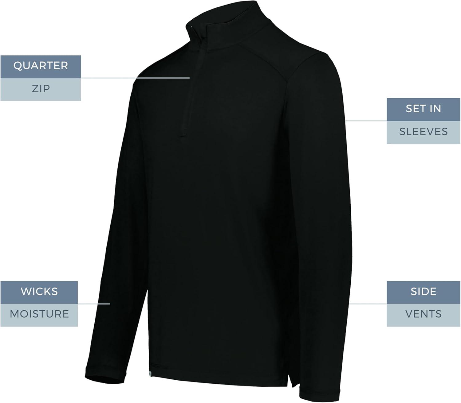 imageHolloway Mens Ventura 14 Zip PulloverBlack