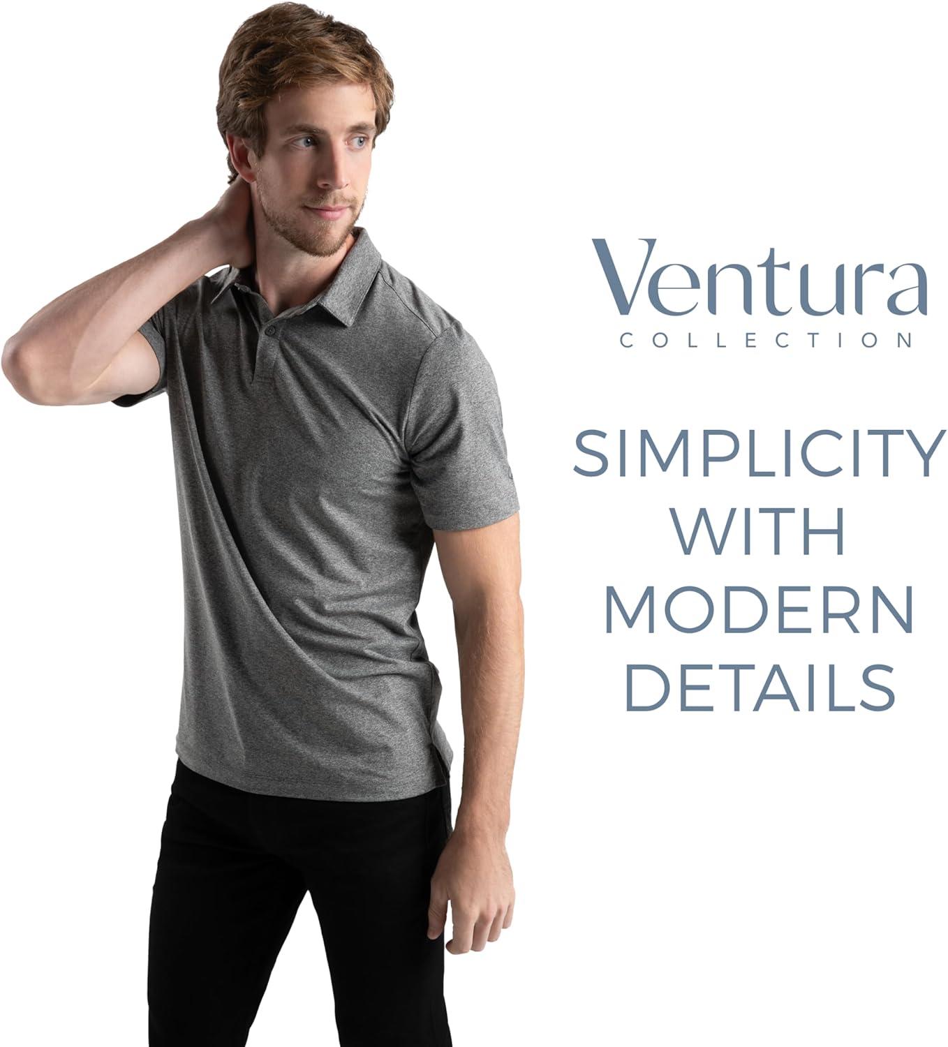 imageHolloway Mens Ventura PoloCarbon Heather