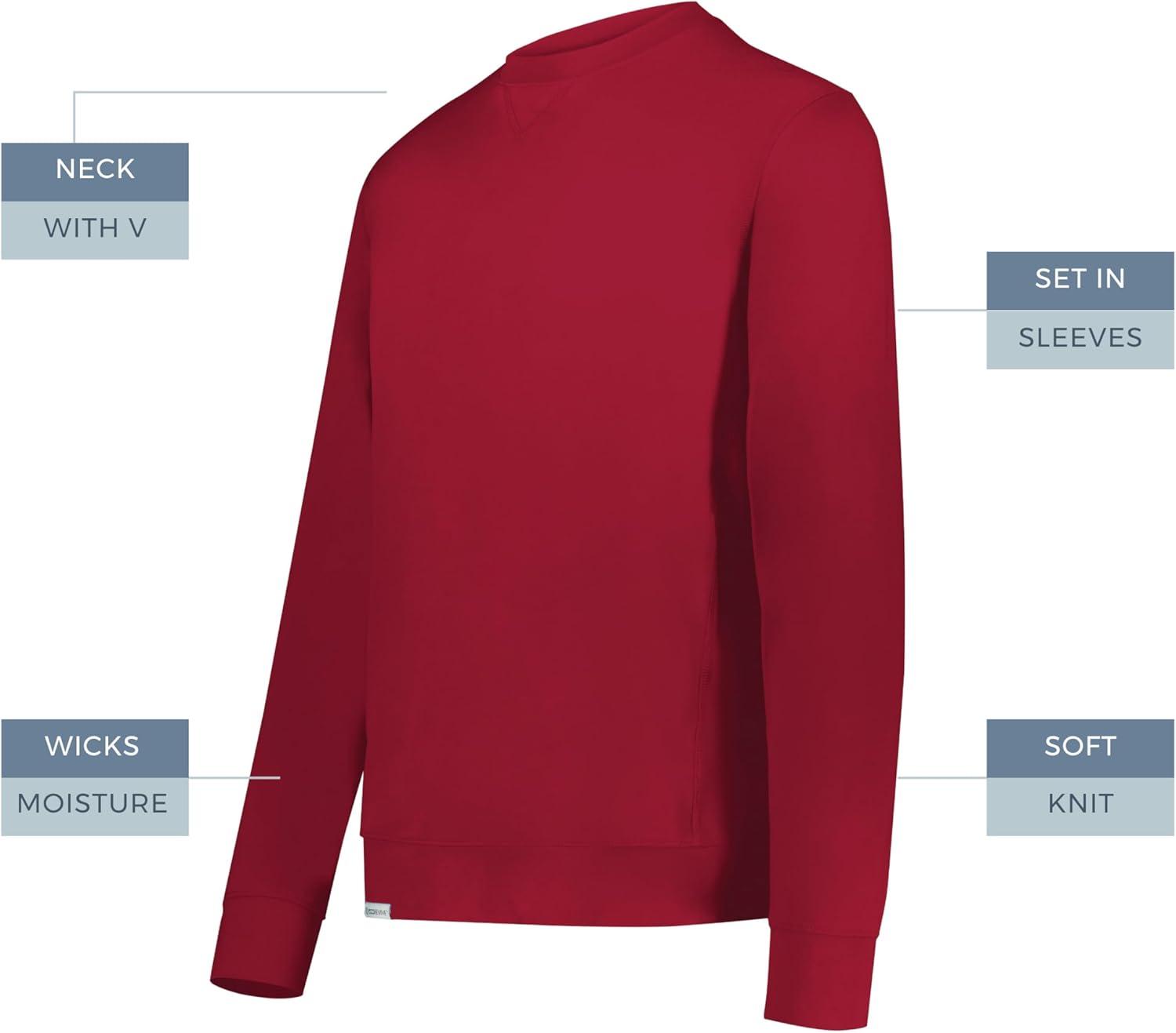 imageHolloway Mens Ventura Soft Knit CrewScarlet