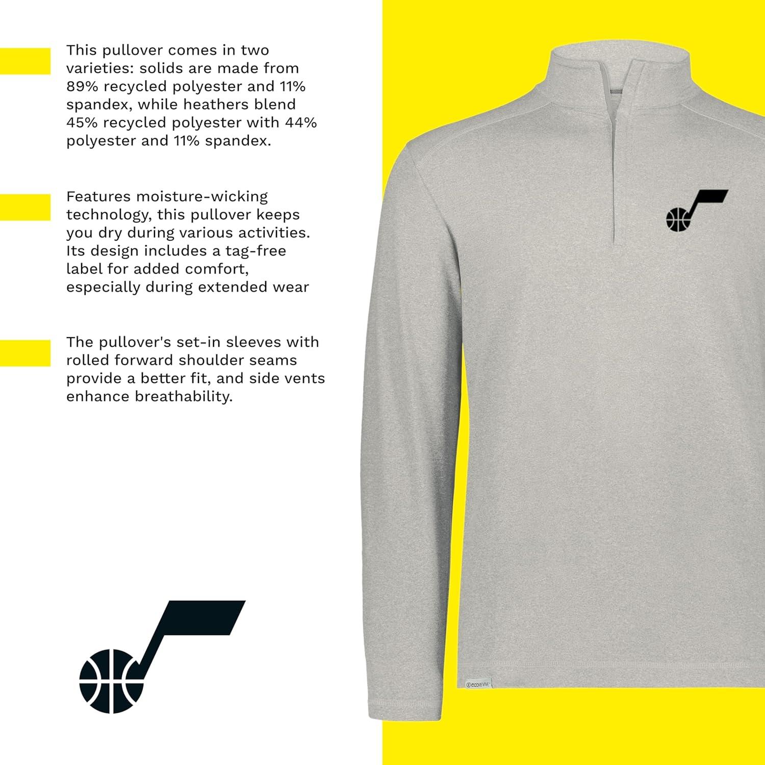 imageHolloway NBA 14 Zip Pullover Stylish NBA Team Gear Perfect for Training Casual and Game DayMulti