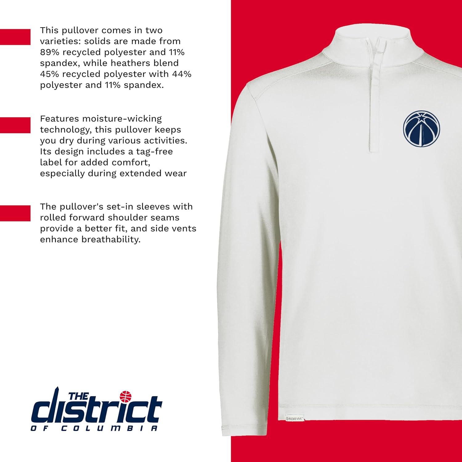 imageHolloway NBA 14 Zip Pullover Stylish NBA Team Gear Perfect for Training Casual and Game DayMulti