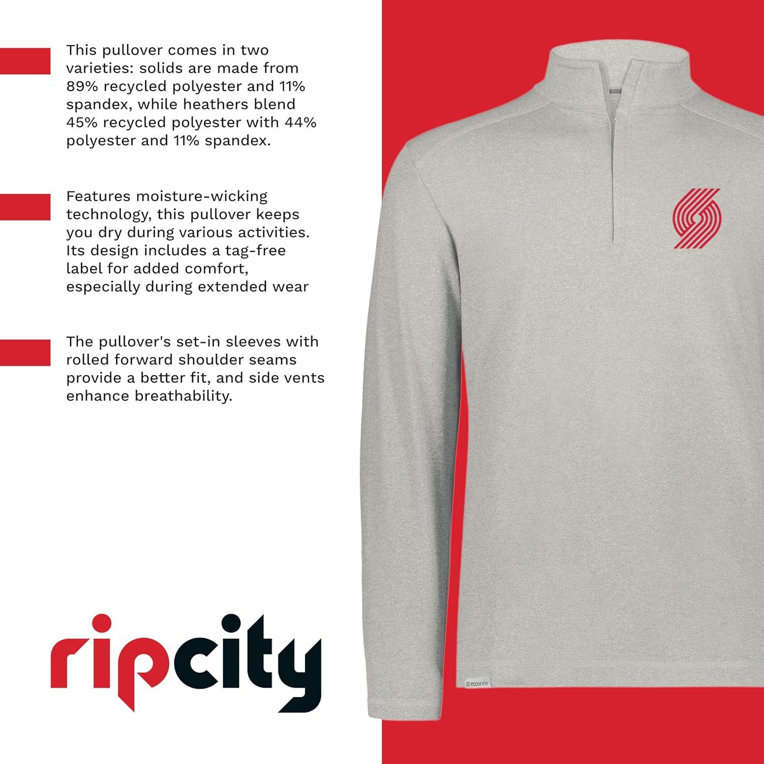 imageHolloway NBA 14 Zip Pullover Stylish NBA Team Gear Perfect for Training Casual and Game DayMulti