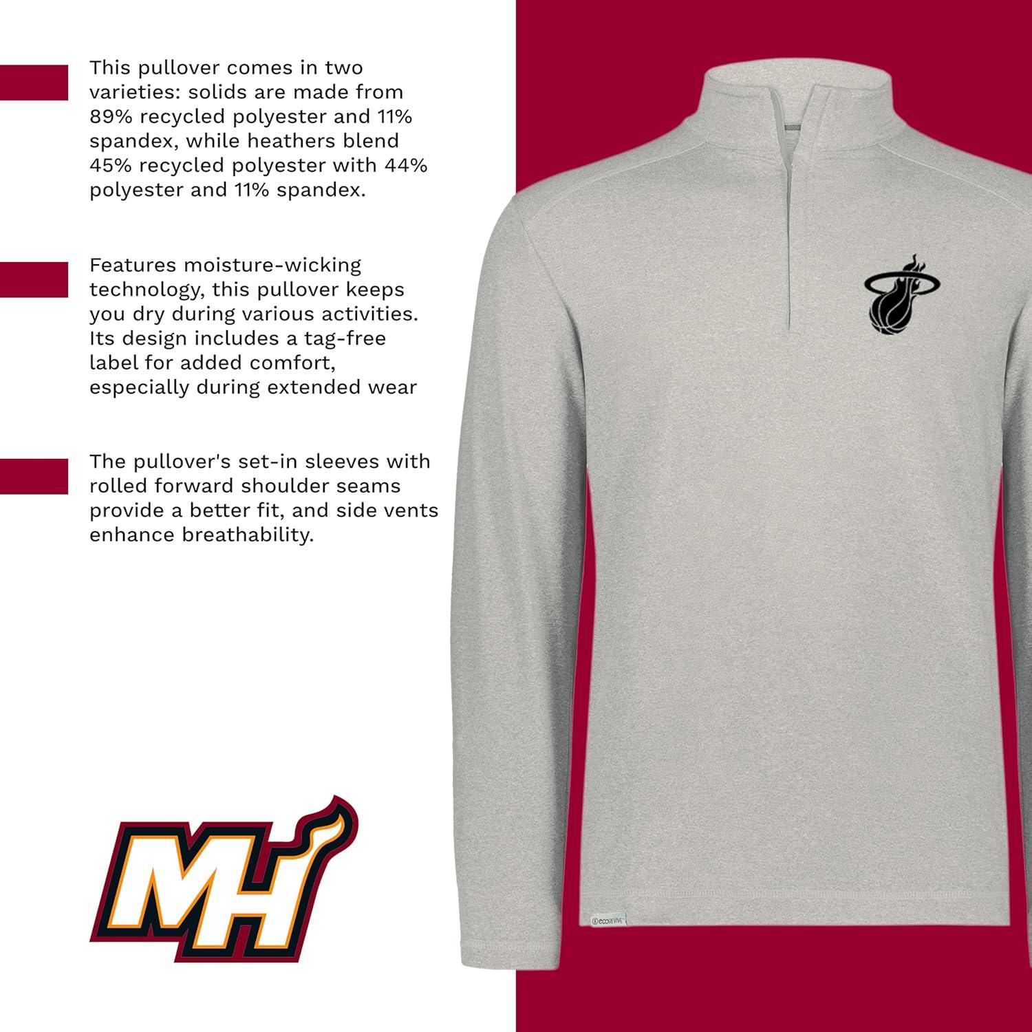 imageHolloway NBA 14 Zip Pullover Stylish NBA Team Gear Perfect for Training Casual and Game DayMulti